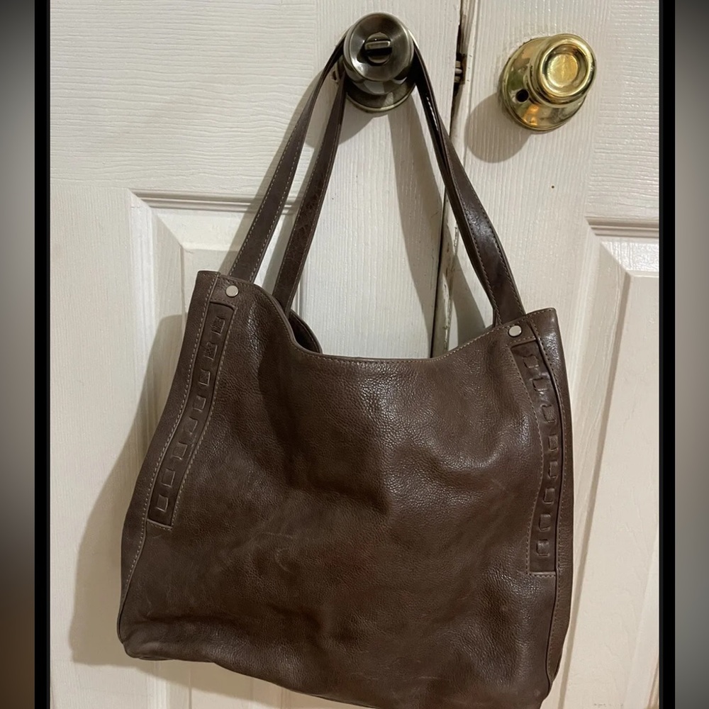 TANO Whipstitch Double Handle Hobo